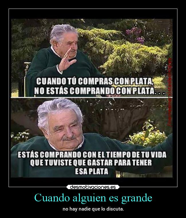 Cuando alguien es grande - 