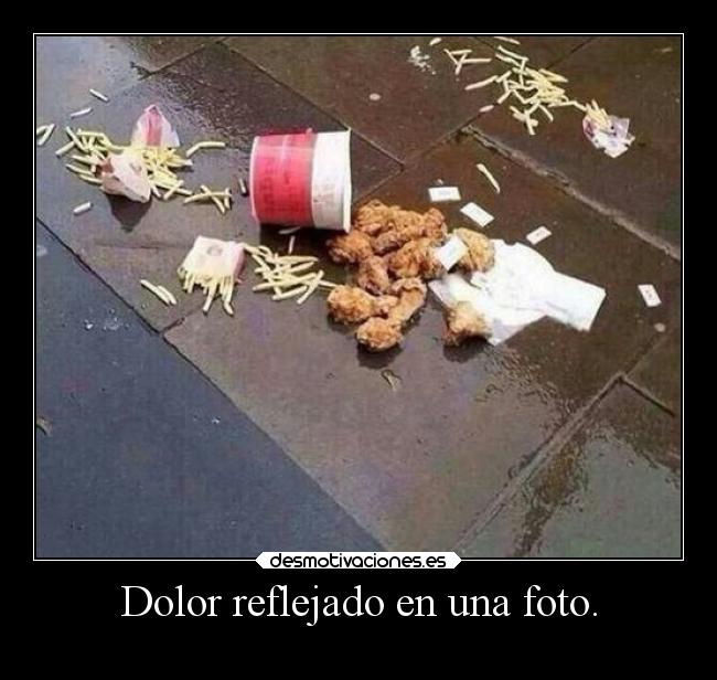 Dolor reflejado en una foto. - 