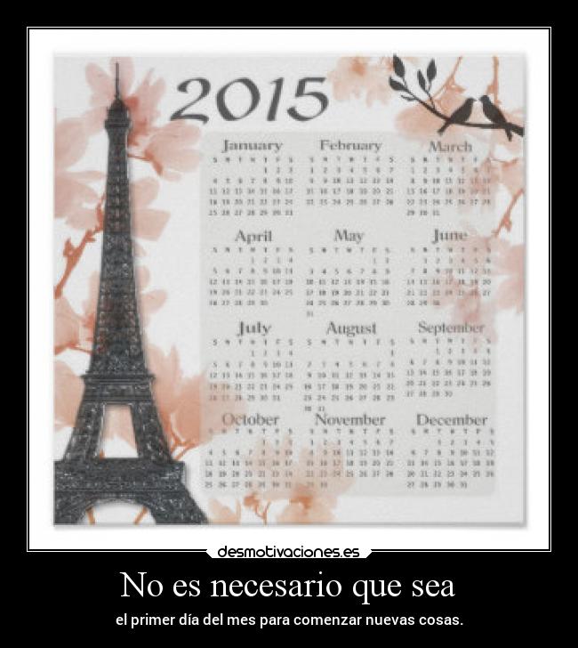 No es necesario que sea - 