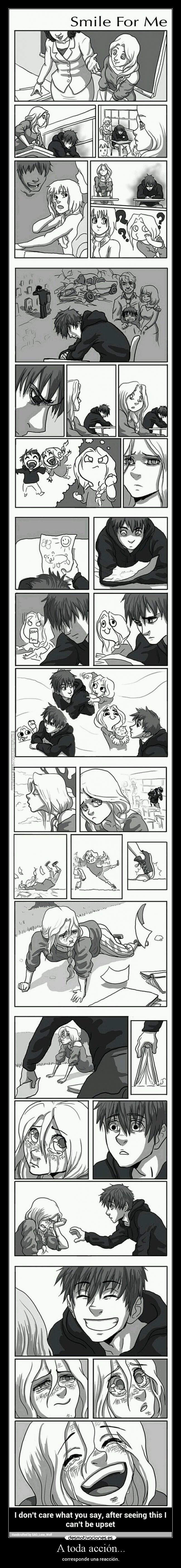 A toda acción... - corresponde una reacción.