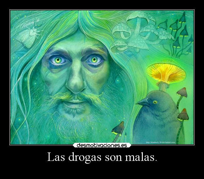 Las drogas son malas. - 
