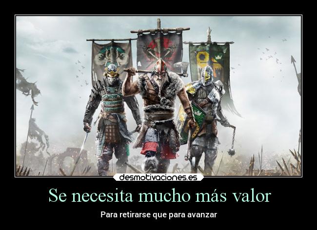 Se necesita mucho más valor - 