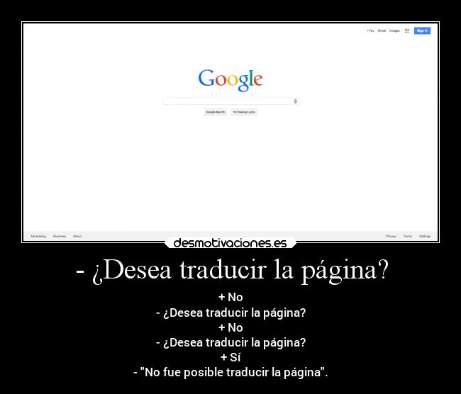 - ¿Desea traducir la página? - + No
- ¿Desea traducir la página?
+ No
- ¿Desea traducir la página?
+ Sí
- No fue posible traducir la página.