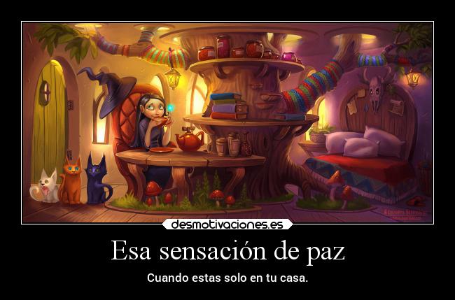 Esa sensación de paz -