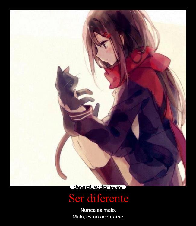 Ser diferente -