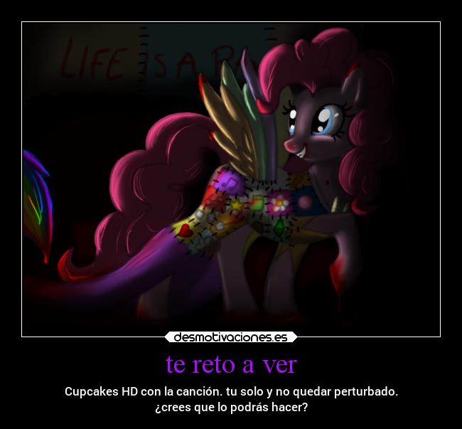 te reto a ver - Cupcakes HD con la canción. tu solo y no quedar perturbado.
¿crees que lo podrás hacer?