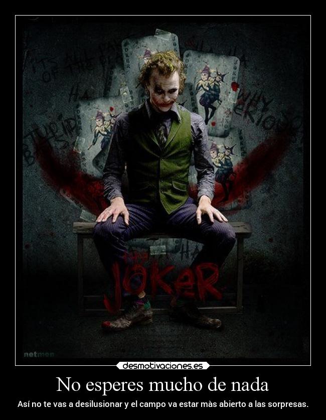 carteles locura frases videojuegos desiluion sorpresas joker maldad guason victorvandort desmotivaciones