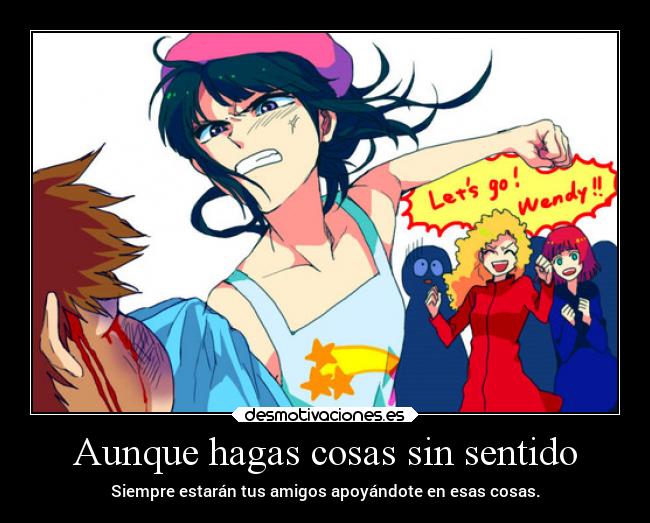 carteles locura infancia amigos humor anime south park wendy cartman bebe laurasimpson11 desmotivaciones