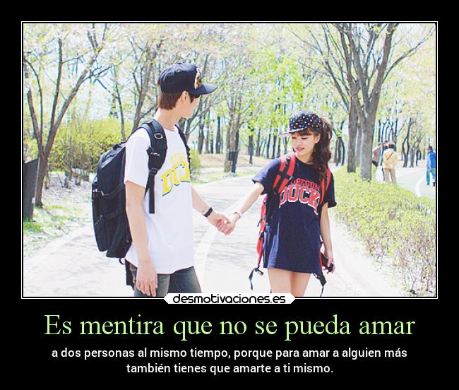 Es mentira que no se pueda amar - 