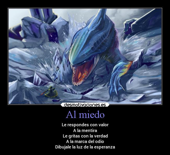 carteles miedo anime monster hunter desmotivaciones