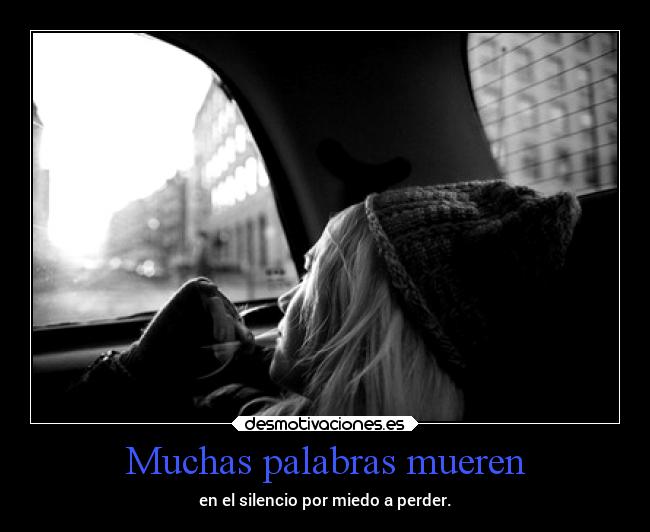 Muchas palabras mueren - 