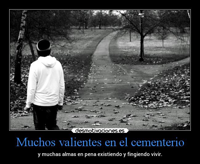 Muchos valientes en el cementerio -
