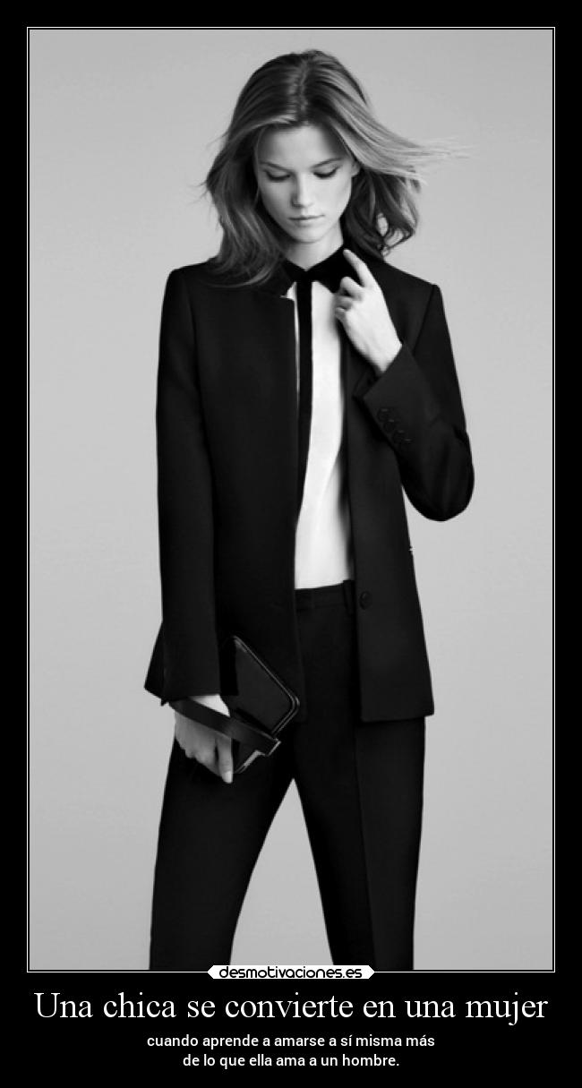 Una chica se convierte en una mujer -