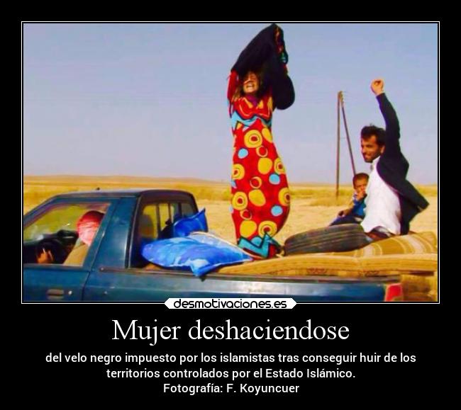 Mujer deshaciendose - 