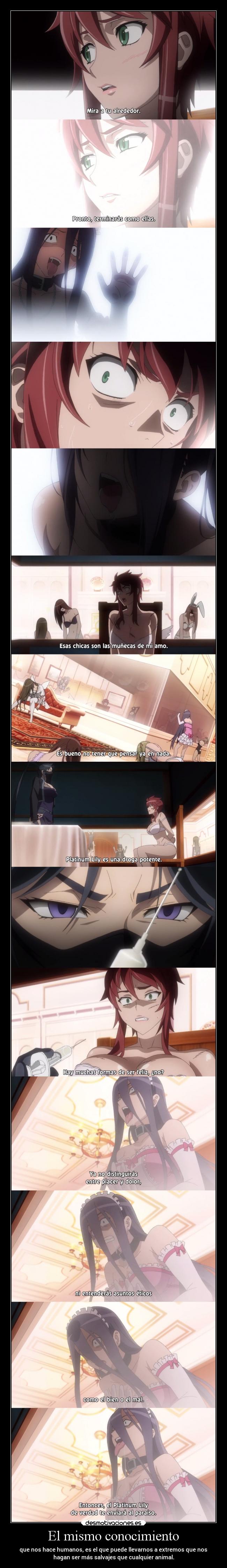 carteles mundo animales vida dolor anime raptorhunters harukaze manga triagex triage humanidad humanos droga desmotivaciones