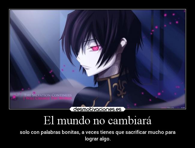 carteles mundo anime code geass desmotivaciones