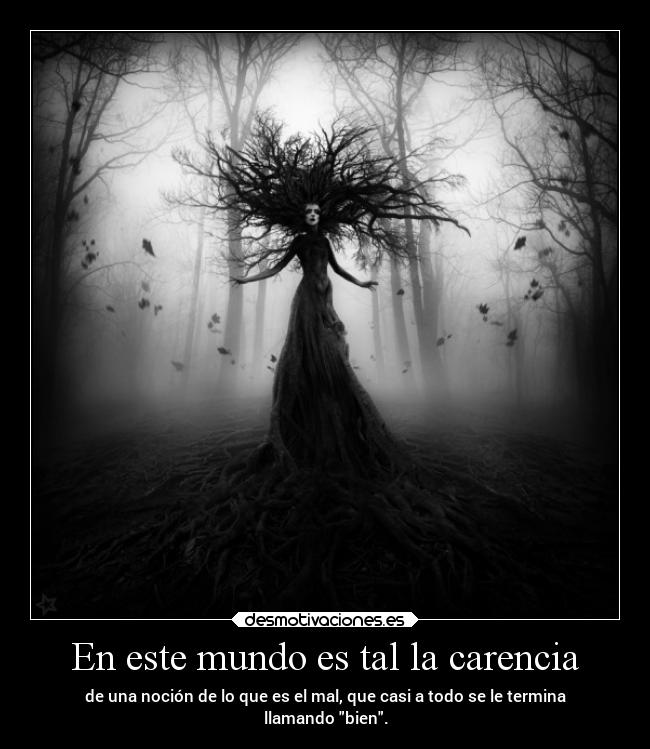 En este mundo es tal la carencia - 