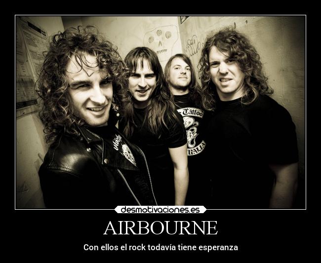 AIRBOURNE - Con ellos el rock todavía tiene esperanza