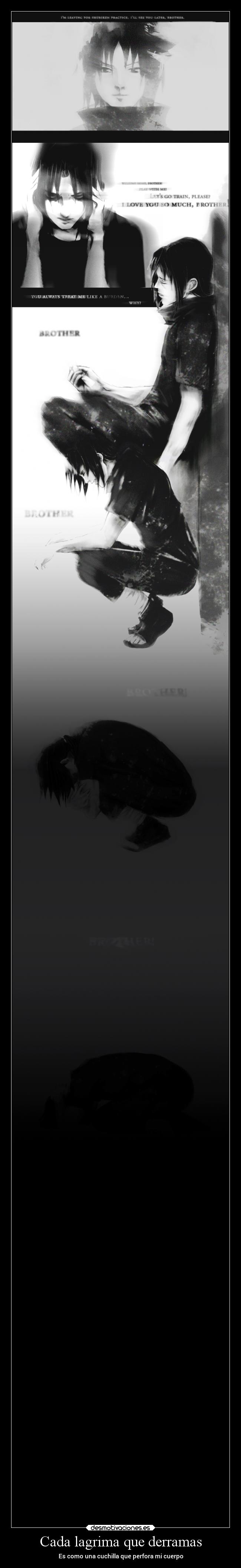 Cada lagrima que derramas - 