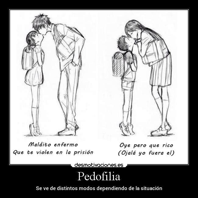 carteles pensamientos pedofilia kiyotakihitobashira desmotivaciones