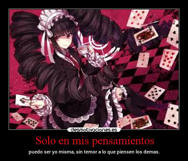 Solo en mis pensamientos -