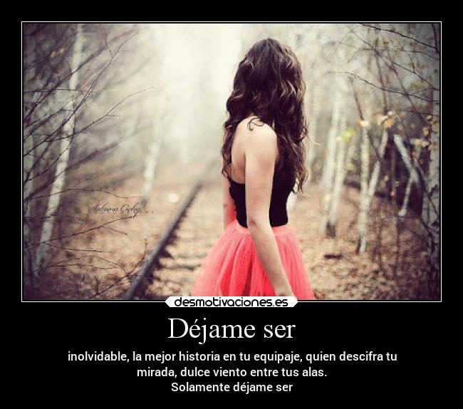 Déjame ser - 