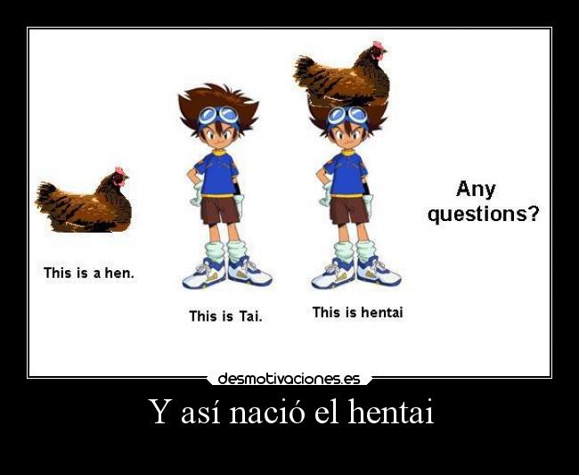 Y así nació el hentai -