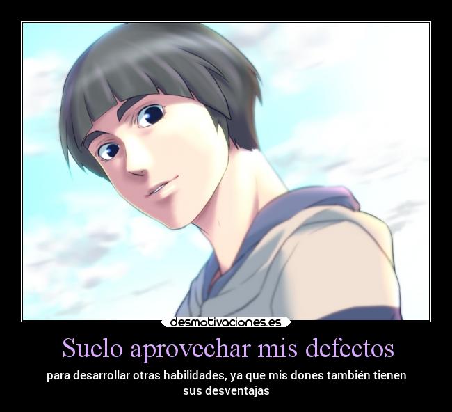 carteles rock naruto aprovechar defectos para crear habilidades nuevas lee desmotivaciones