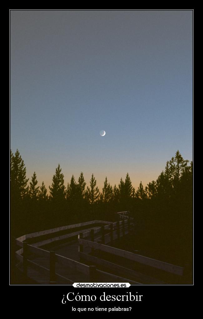 ¿Cómo describir -