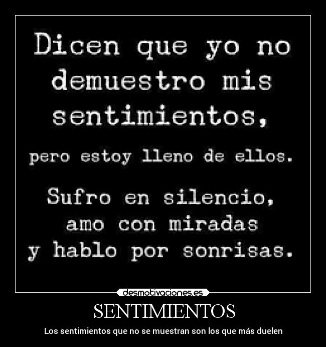 SENTIMIENTOS -
