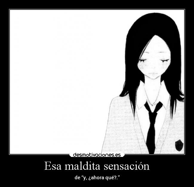 Esa maldita sensación -