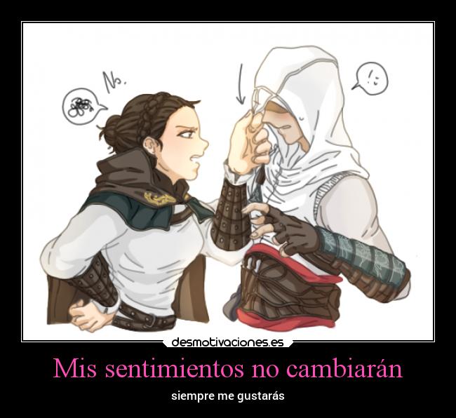 Mis sentimientos no cambiarán - siempre me gustarás