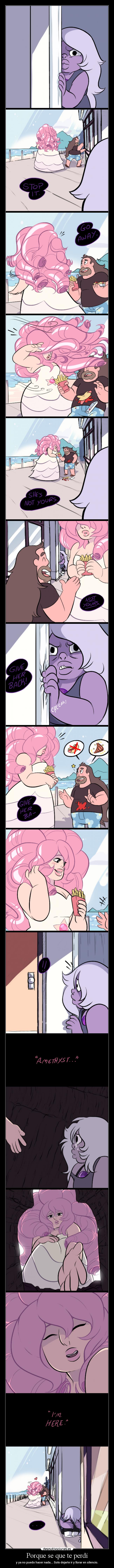 Porque se que te perdí -