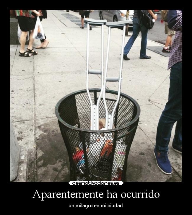 Aparentemente ha ocurrido -