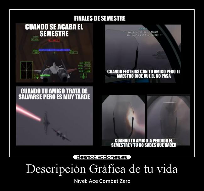 Descripción Gráfica de tu vida - Nivel: Ace Combat Zero