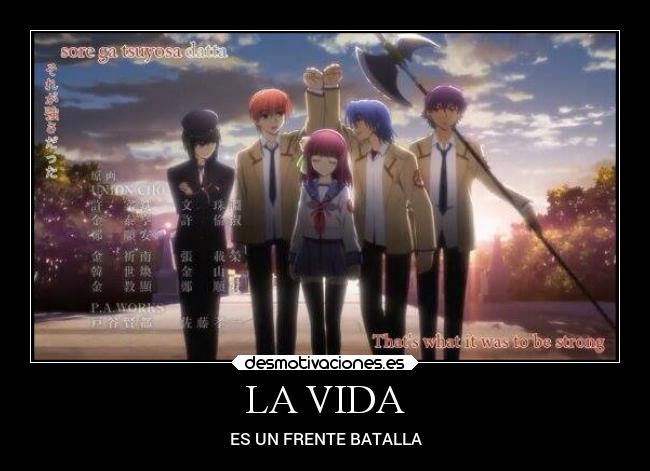 LA VIDA - ES UN FRENTE BATALLA