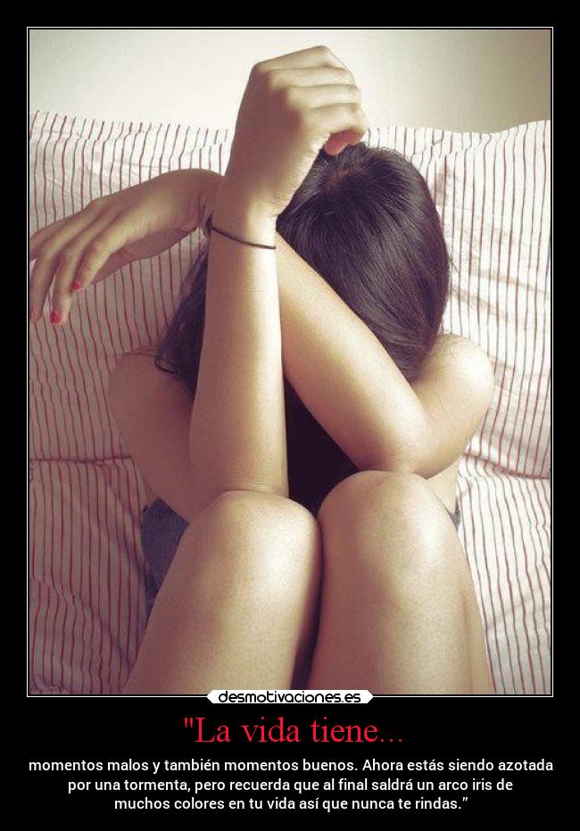 carteles vida vida arco rirs tormenta rindas recuerda final coloresolores desmotivaciones