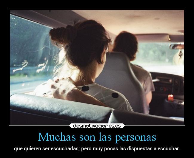 Muchas son las personas - 