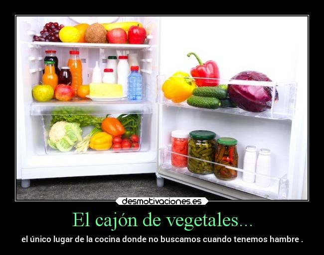 carteles vida fail comida risa humor vegetales hambre plato verdad nevera cocina alimento comedia desmotivaciones