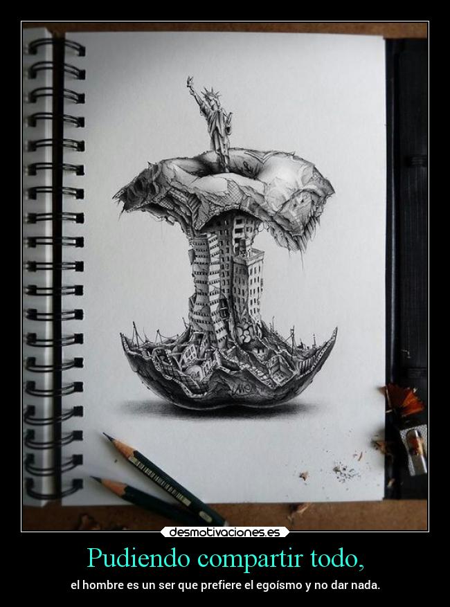 Pudiendo compartir todo, -