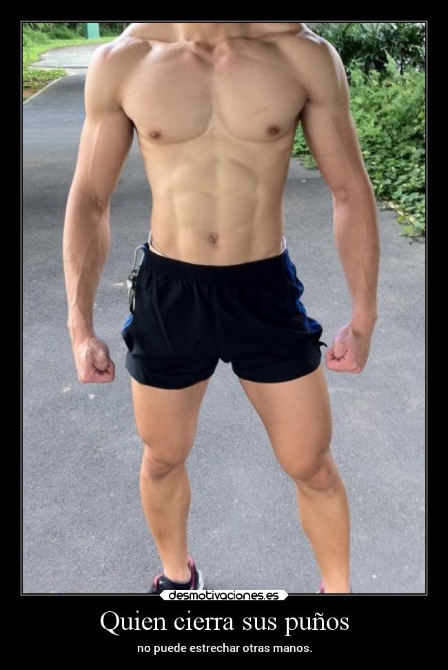 Quien cierra sus puños - no puede estrechar otras manos.
