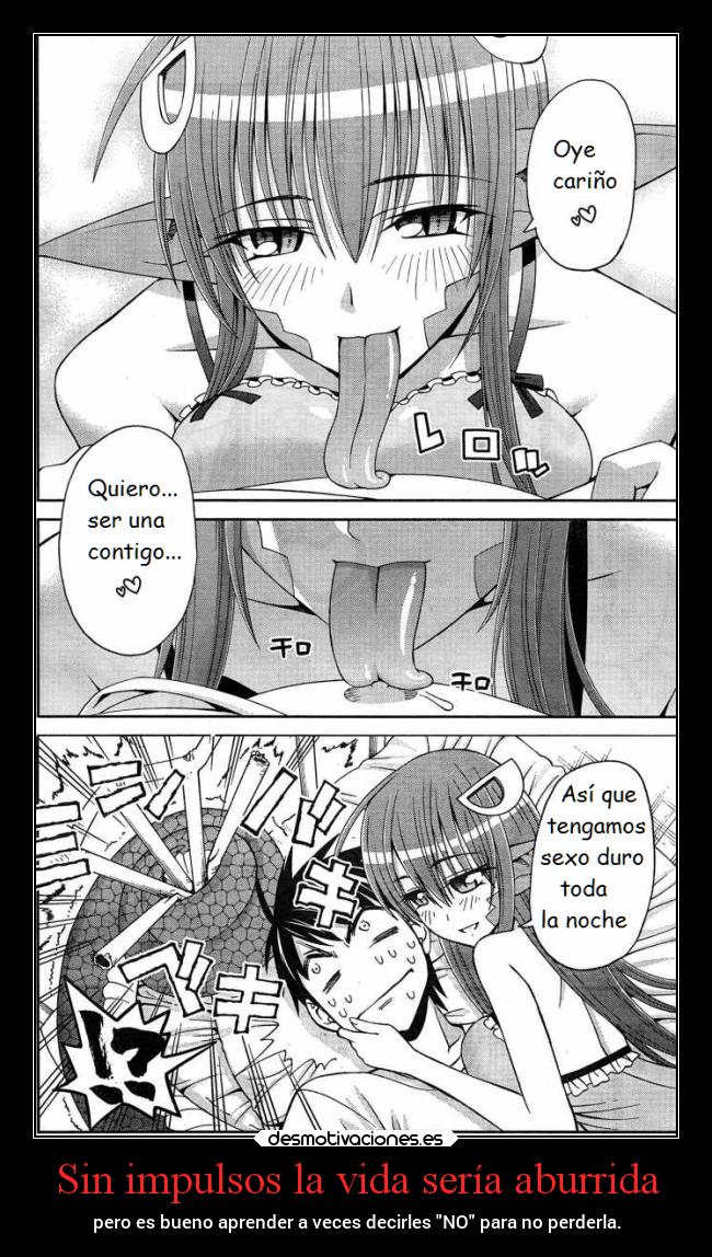 Sin impulsos la vida sería aburrida - pero es bueno aprender a veces decirles NO para no perderla.