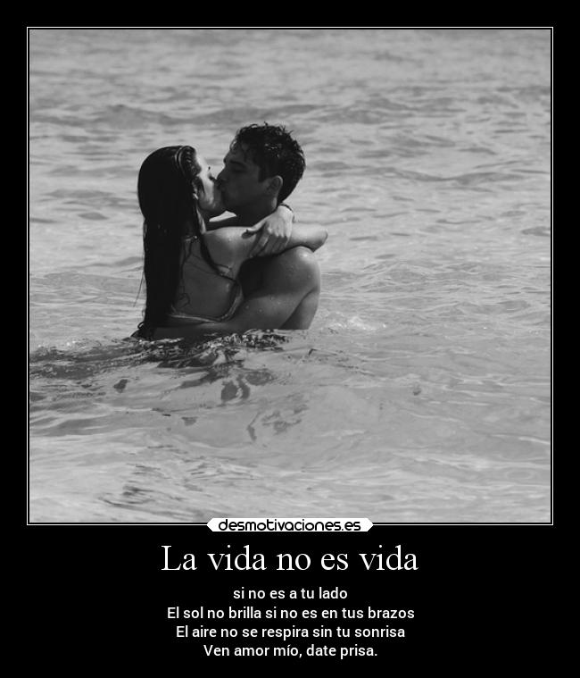 La vida no es vida -