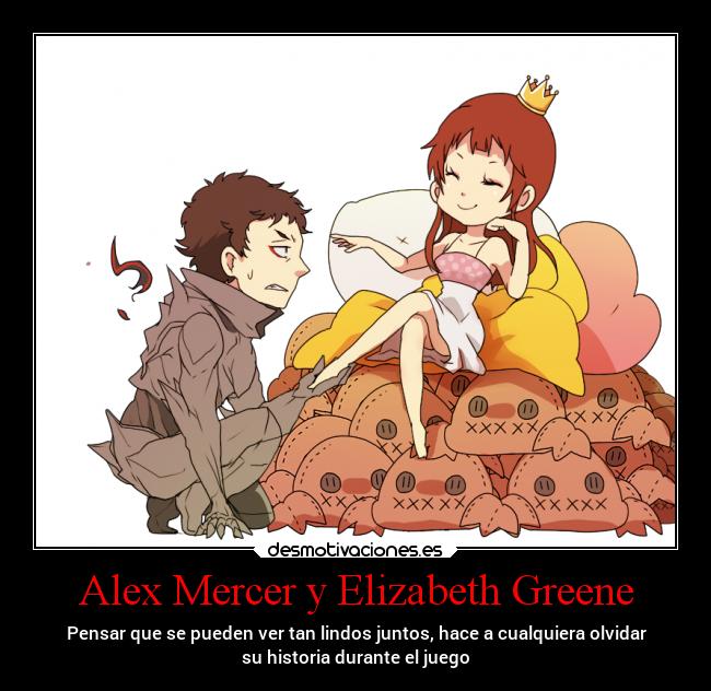 Alex Mercer y Elizabeth Greene -