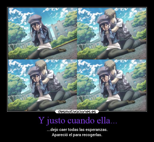 carteles videojuegos sentimientos esperanza debilidad corazon amor abrazos katawa shoujo desmotivaciones