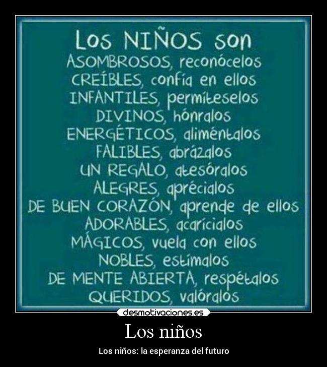 Los niños - Los niños: la esperanza del futuro