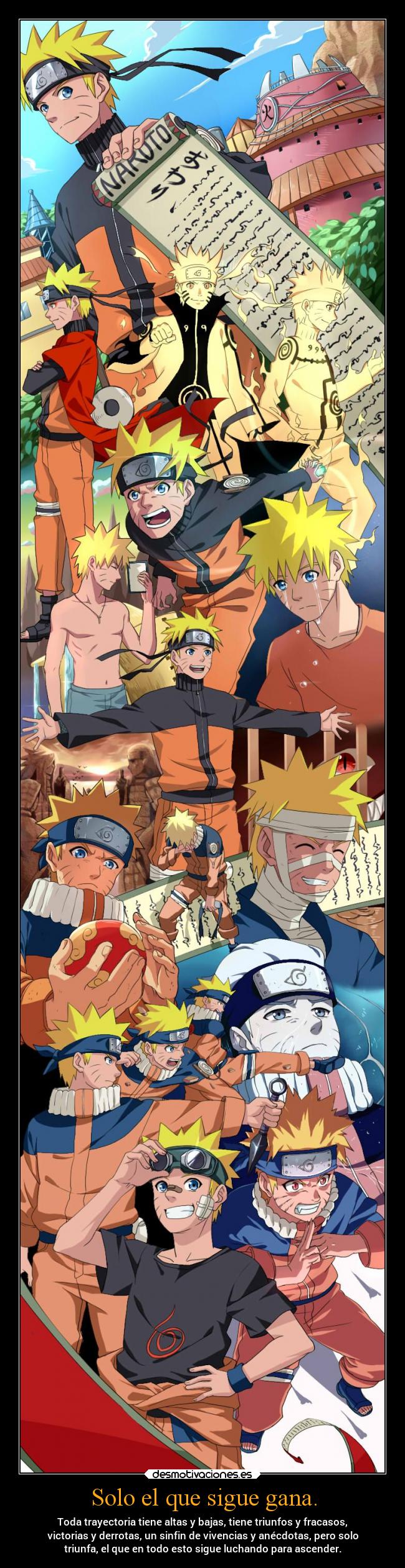 Solo el que sigue gana. - 