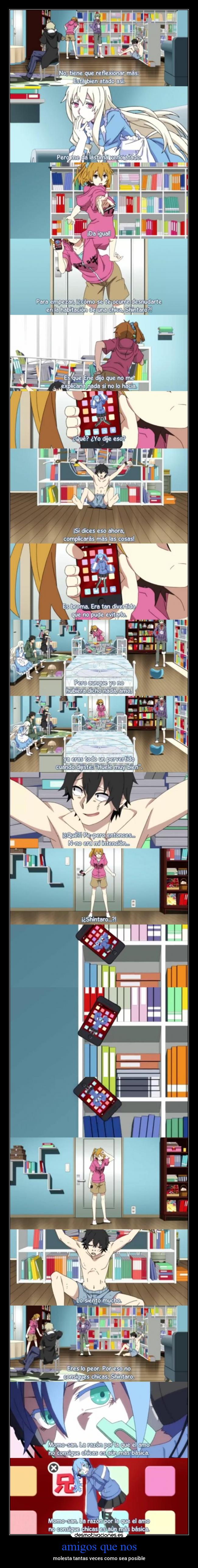 carteles amigos arte anime mekaku city actor kagerou project kagerouproject mekakucityactor desmotivaciones