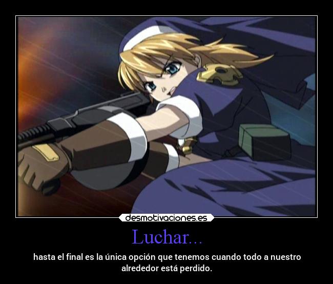 Luchar... -