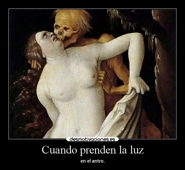 Cuando prenden la luz - en el antro.